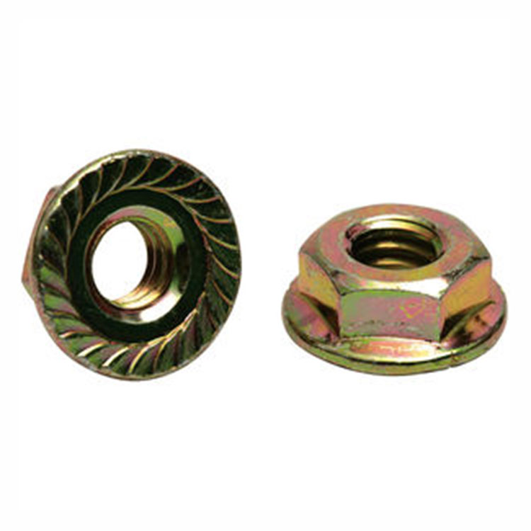 Quais são as vantagens das nozes de flange serrilhadas hexadecrais sobre as nozes tradicionais?